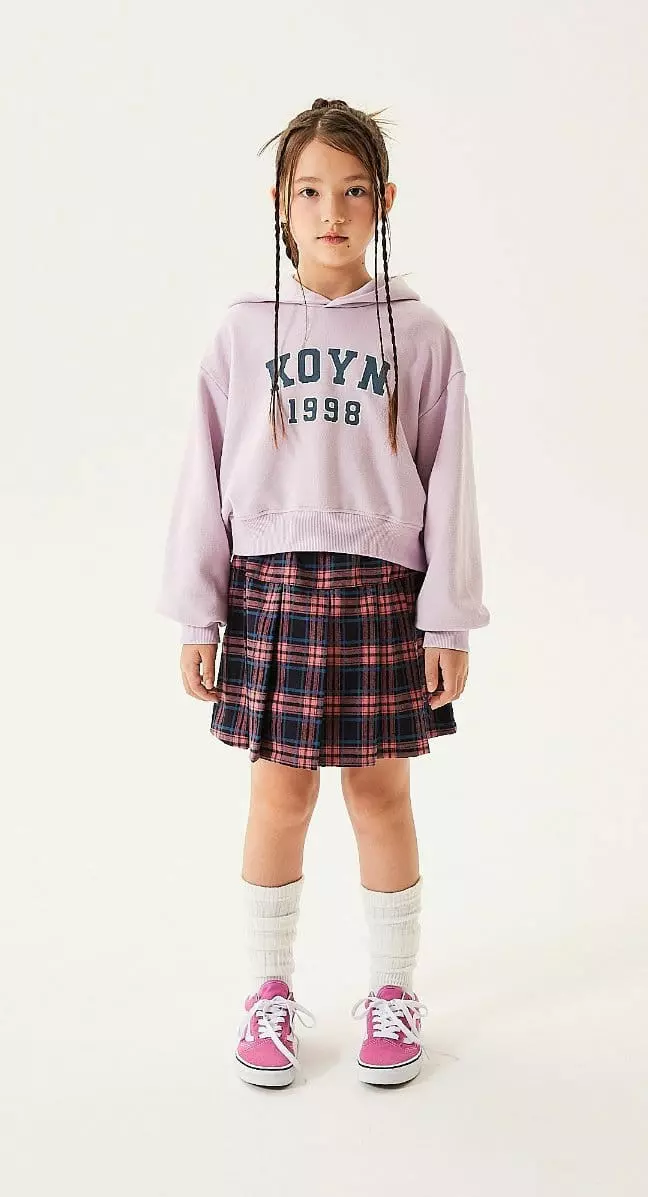 Kokoyarn - Korean Junior Fashion - #childrensboutique - Baking Check Skirt - 6