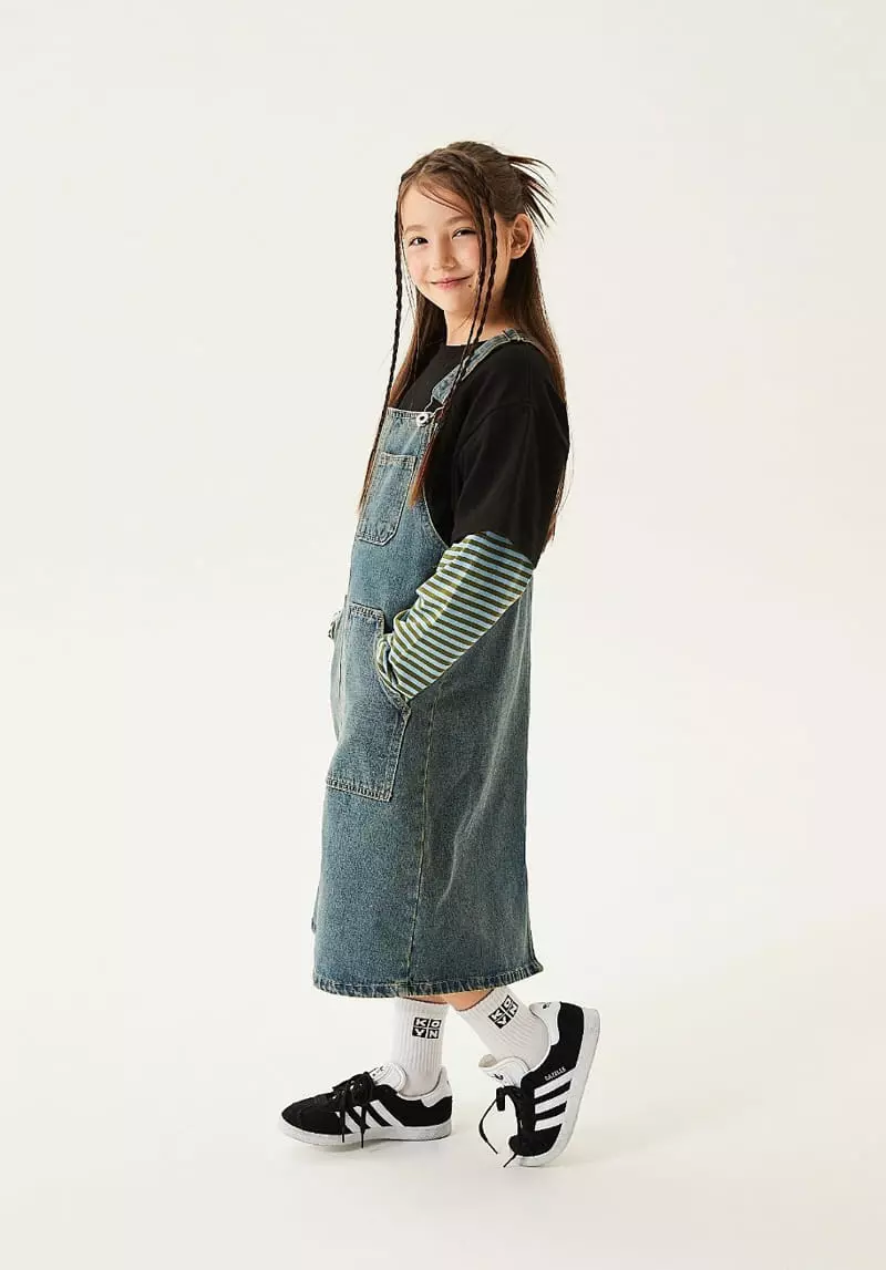 Kokoyarn - Korean Junior Fashion - #designkidswear - Conner Denin Skirt - 11