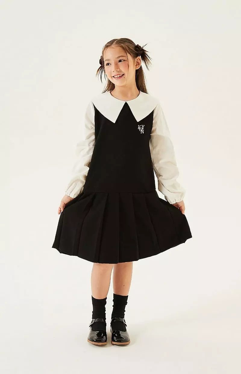 Kokoyarn - Korean Junior Fashion - #fashionkids - Dear Collar One-piece - 11