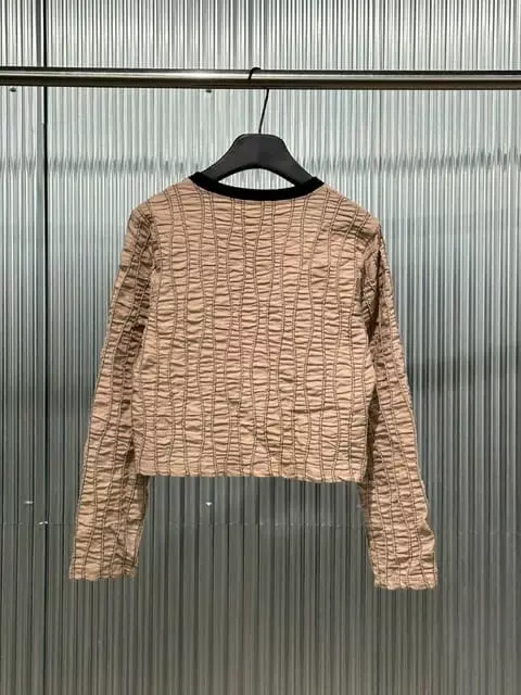 L Arc En Ciel - Korean Women Fashion - #momslook - Rope Stitch Tee - 3