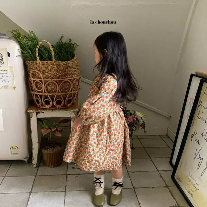 La Chouchou - Korean Children Fashion - #minifashionista - Floral One-piece