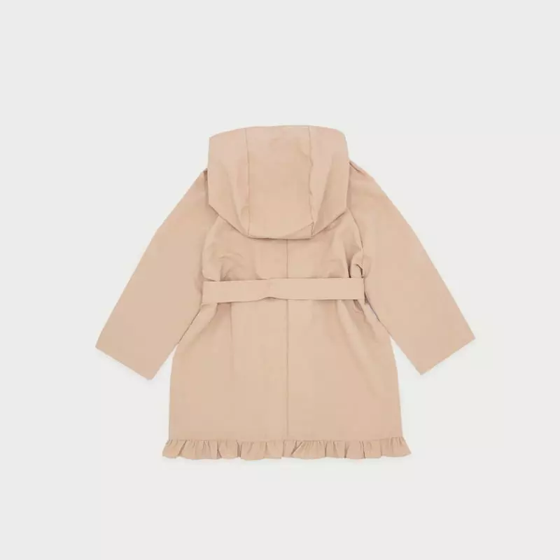Le Bev - Korean Children Fashion - #kidsshorts - Frill Windbreaker Coat - 4