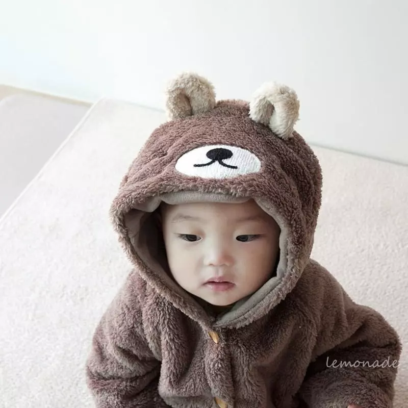 Lemonade - Korean Baby Fashion - #babyoutfit - Bono Bear Bodysuit - 4