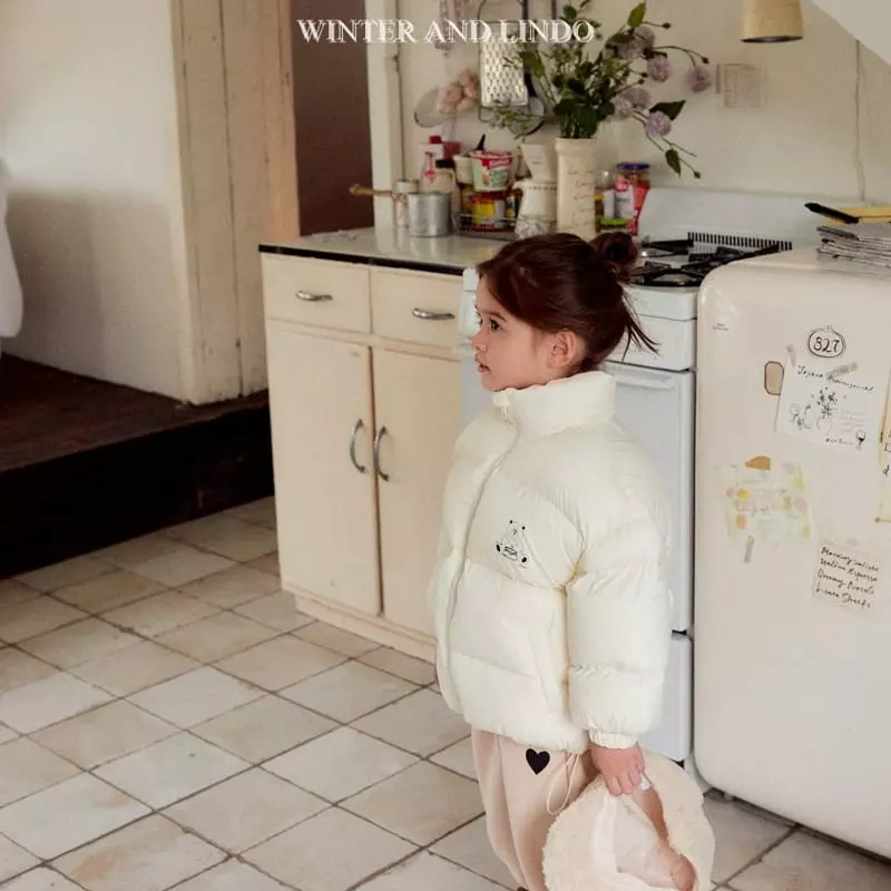 Lindo - Korean Children Fashion - #magicofchildhood - Happy Bear Padding Jacket - 6