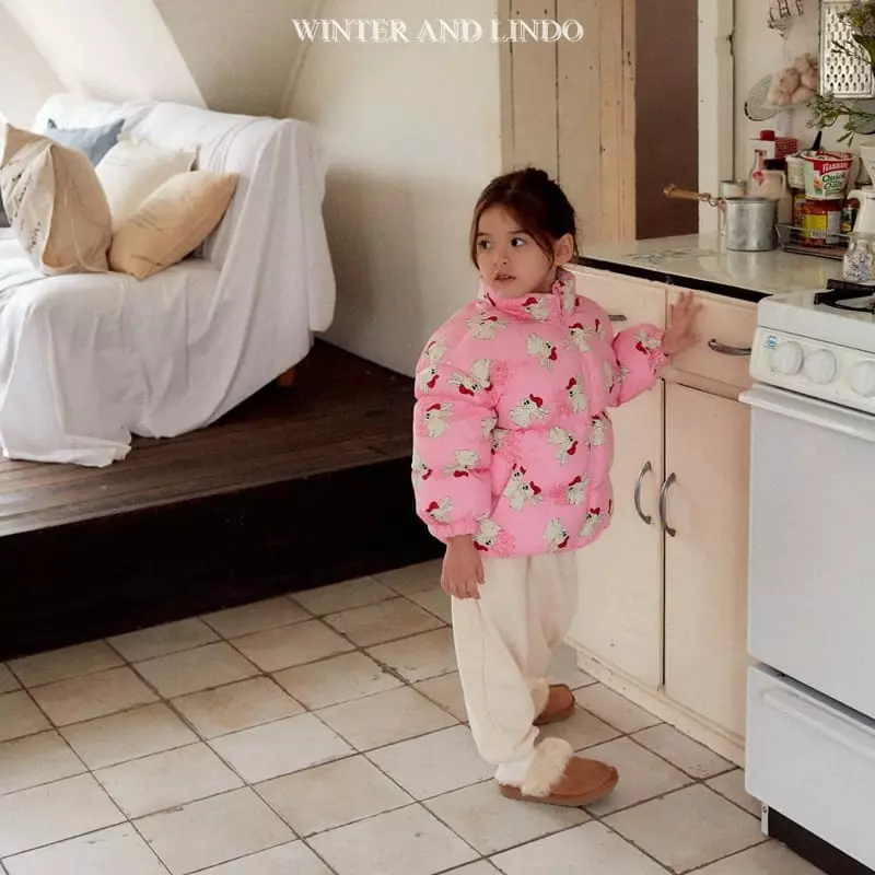 Lindo - Korean Children Fashion - #todddlerfashion - Rabbit Bear Padding Jacket - 8