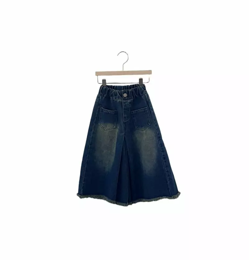 Little Rabbit - Korean Children Fashion - #Kfashion4kids - Skirt Denim Pants - 6