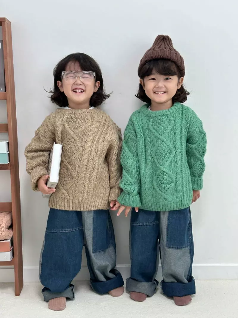 Little Rabbit - Korean Children Fashion - #Kfashion4kids - Twist Knit Tee