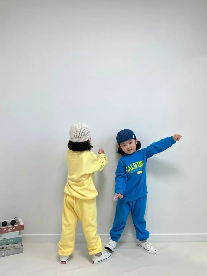 Little Rabbit - Korean Children Fashion - #Kfashion4kids - Trainning Top Bottom Set - 5