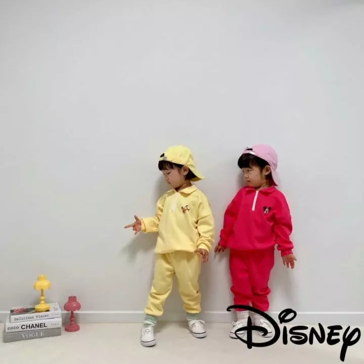 Little Rabbit - Korean Children Fashion - #kidzfashiontrend - Collar Back Top Bottom Set - 4