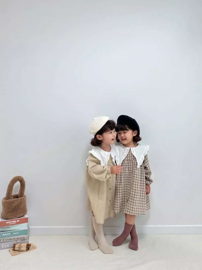 Little Rabbit - Korean Children Fashion - #Kfashion4kids - Big Collar One-piece - 6