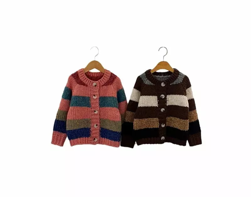 Little Rabbit - Korean Children Fashion - #childofig - Colorful Cardigan - 8