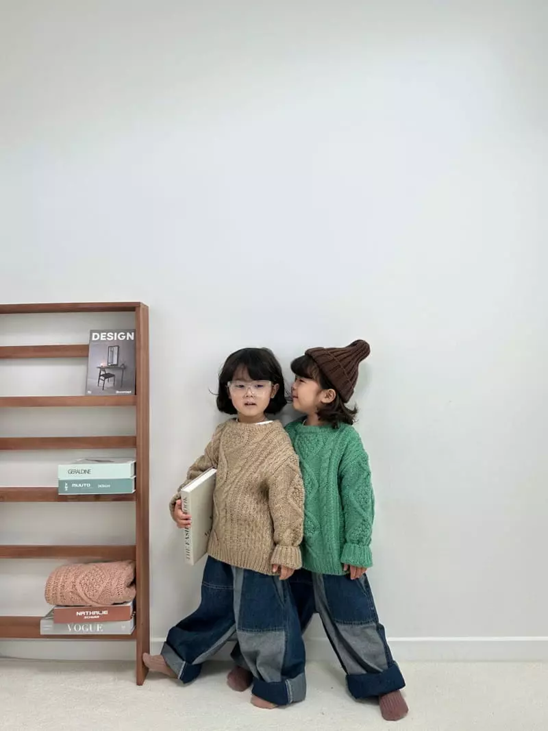 Little Rabbit - Korean Children Fashion - #childofig - Twist Knit Tee - 6