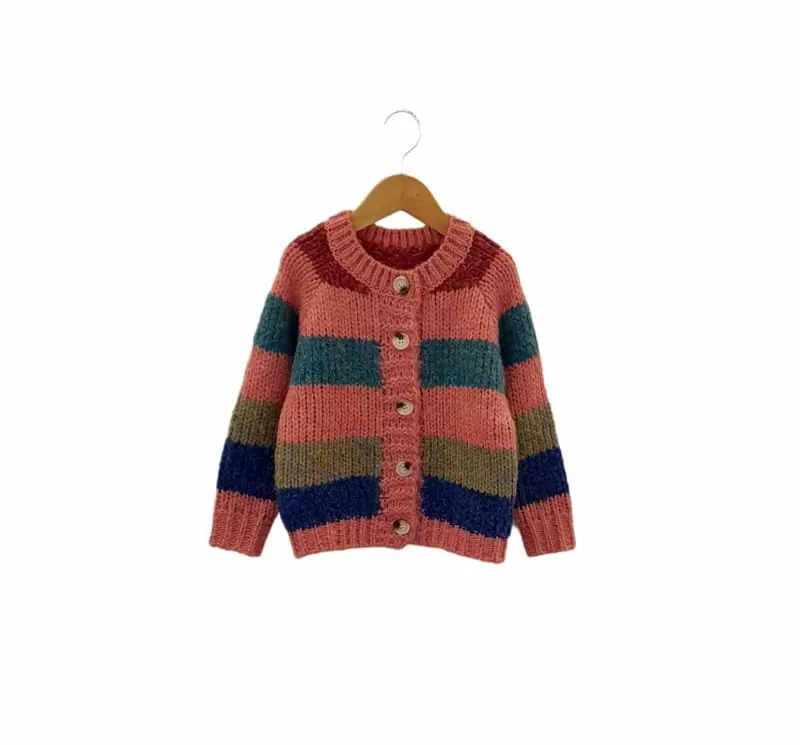 Little Rabbit - Korean Children Fashion - #childrensboutique - Colorful Cardigan - 10