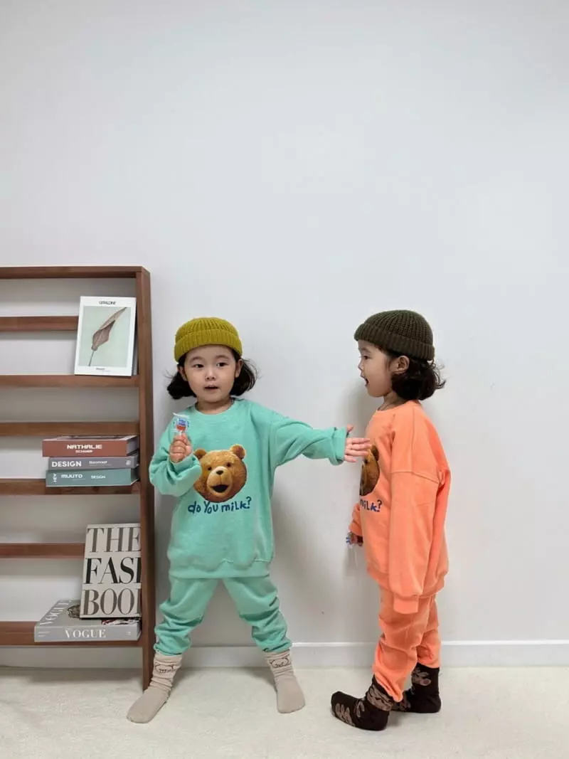Little Rabbit - Korean Children Fashion - #childrensboutique - Milk Bear Set - 6