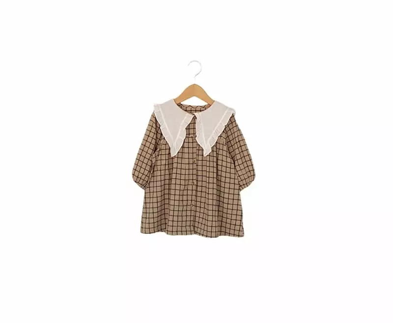 Little Rabbit - Korean Children Fashion - #discoveringself - Big Collar One-piece - 10