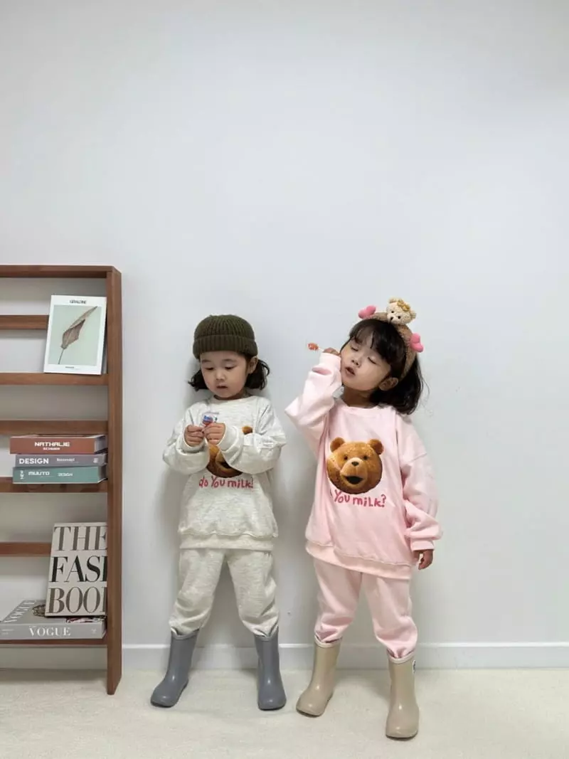 Little Rabbit - Korean Children Fashion - #fashionkids - Milk Bear Set - 9