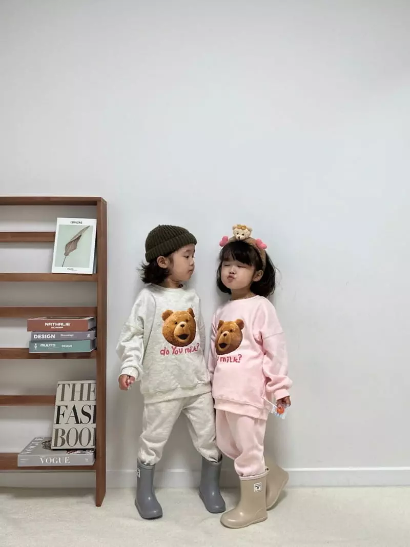 Little Rabbit - Korean Children Fashion - #kidsshorts - Milk Bear Set - 10