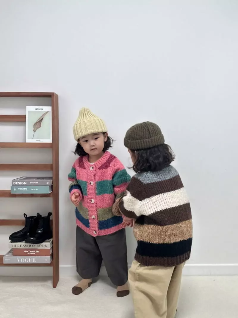 Little Rabbit - Korean Children Fashion - #littlefashionista - Colorful Cardigan - 3