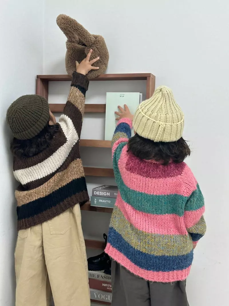 Little Rabbit - Korean Children Fashion - #magicofchildhood - Colorful Cardigan - 5
