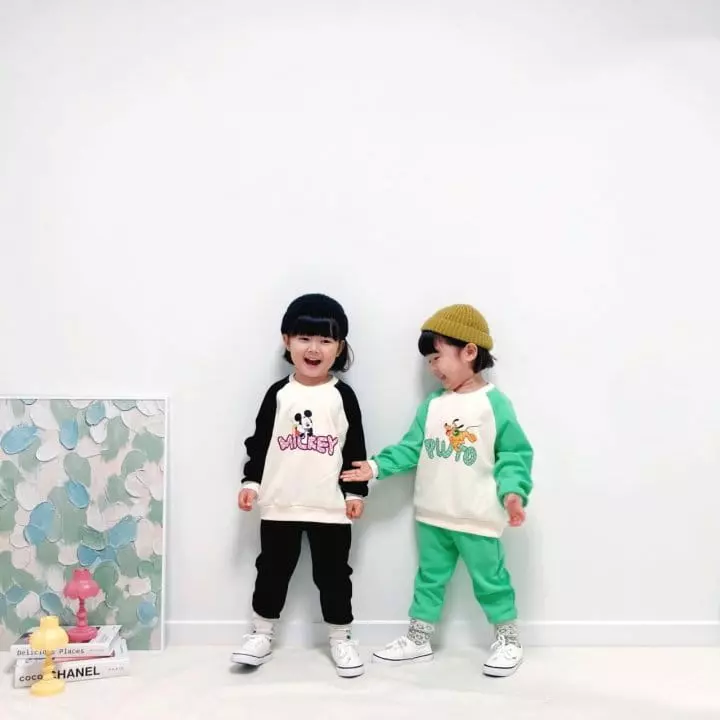 Little Rabbit - Korean Children Fashion - #magicofchildhood - Raglan Top Bottom Set - 5