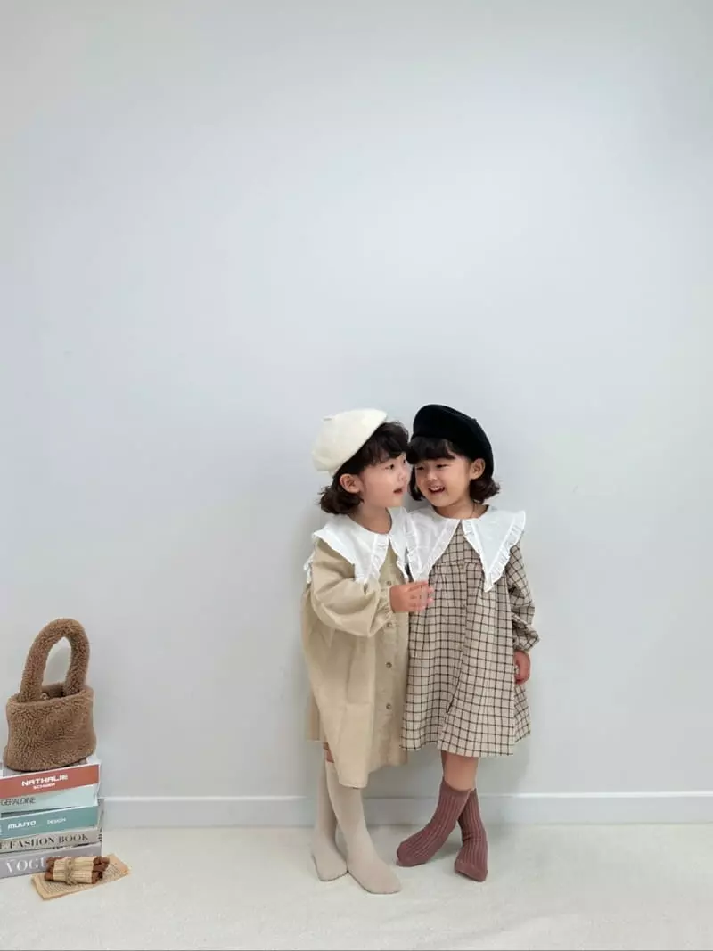 Little Rabbit - Korean Children Fashion - #prettylittlegirls - Big Collar One-piece - 5