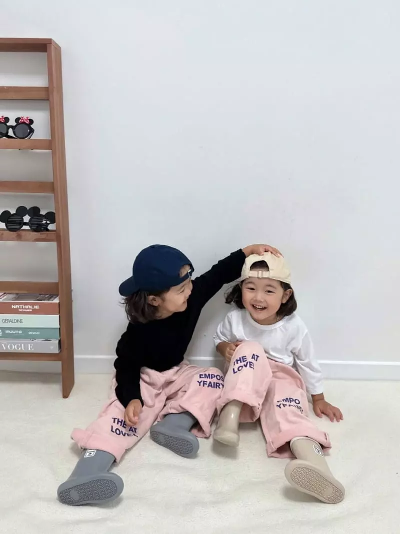 Little Rabbit - Korean Children Fashion - #prettylittlegirls - Lettering Pants - 2