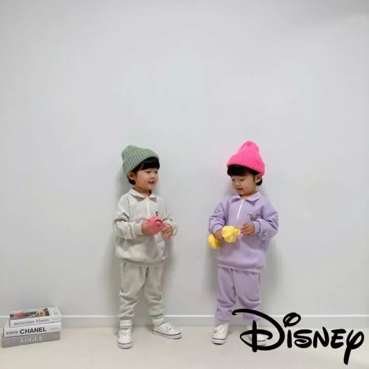 Little Rabbit - Korean Children Fashion - #stylishchildhood - Collar Back Top Bottom Set - 11