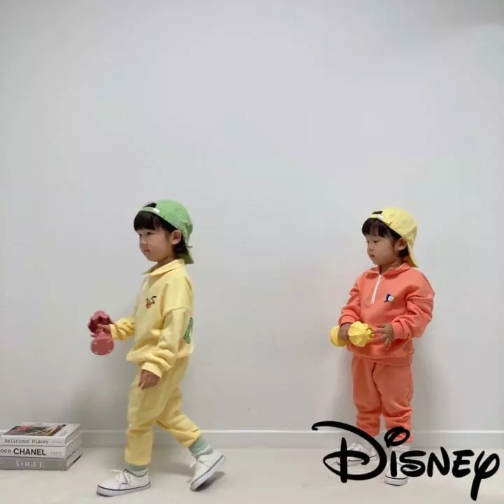 Little Rabbit - Korean Children Fashion - #toddlerclothing - Collar Back Top Bottom Set - 10