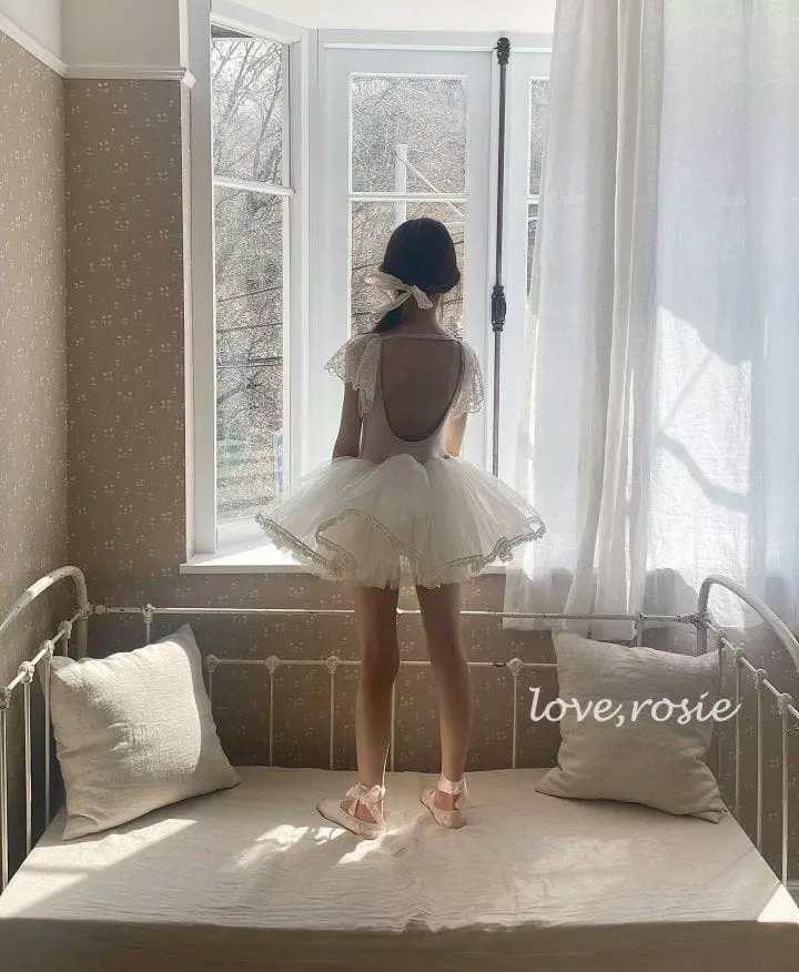 Love Rosie - Korean Children Fashion - #fashionkids - Swan Vintage Lace Bellet Wear - 7
