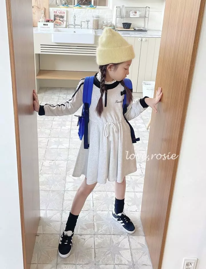 Love Rosie - Korean Children Fashion - #stylishchildhood - Terry Half Zip-up One-piece - 7