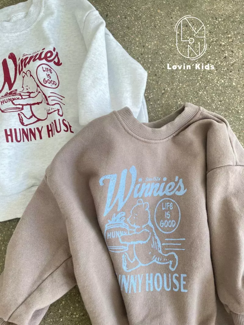 Lovin - Korean Children Fashion - #designkidswear - Ggul Bear Sweatshirt
