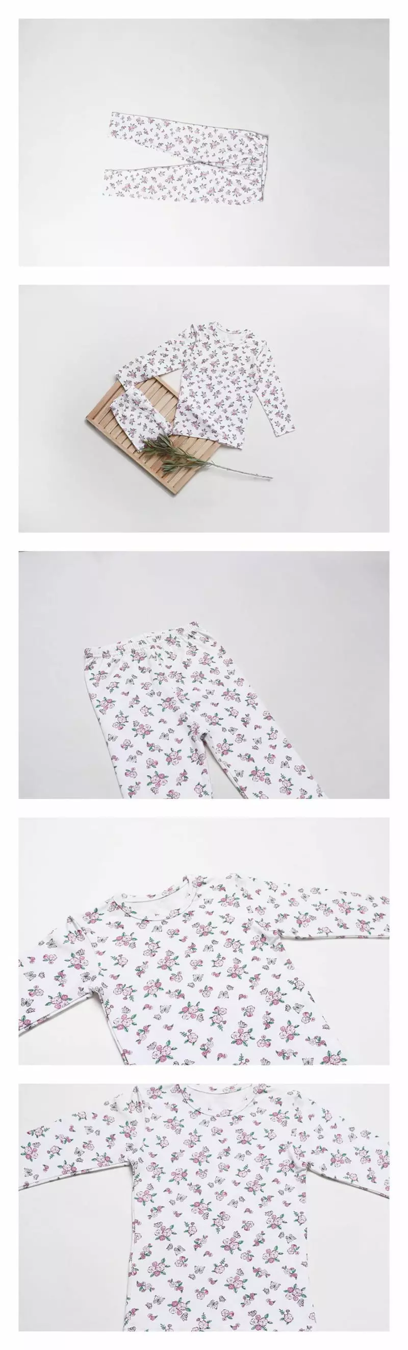 Mellis - Korean Children Fashion - #designkidswear - Modal Span Flower Garden 9 Modal Span Easywear