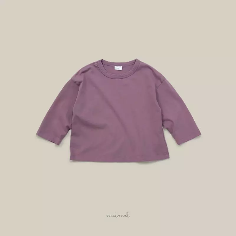 Melmel - Korean Children Fashion - #kidsshorts - Washing Tee - 7
