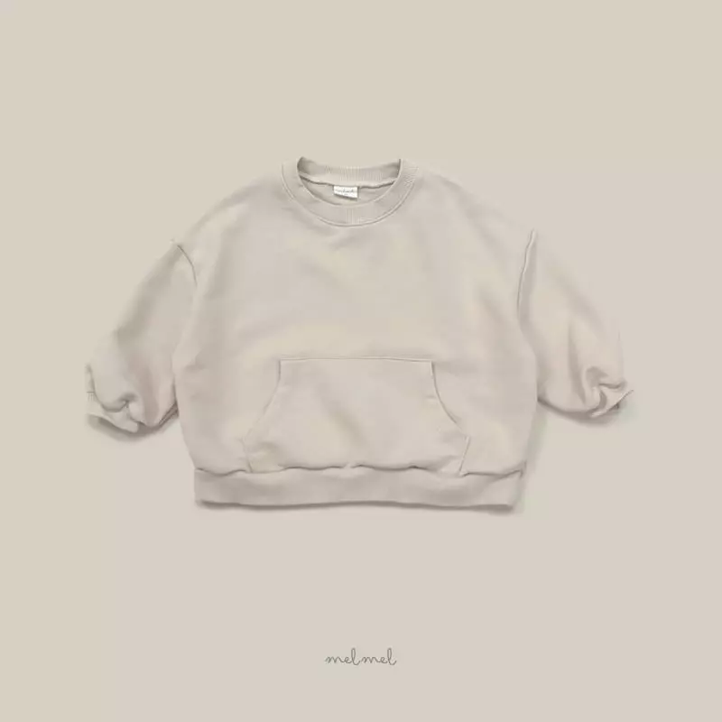 Melmel - Korean Children Fashion - #kidzfashiontrend - Pocket Sweatshirt - 8