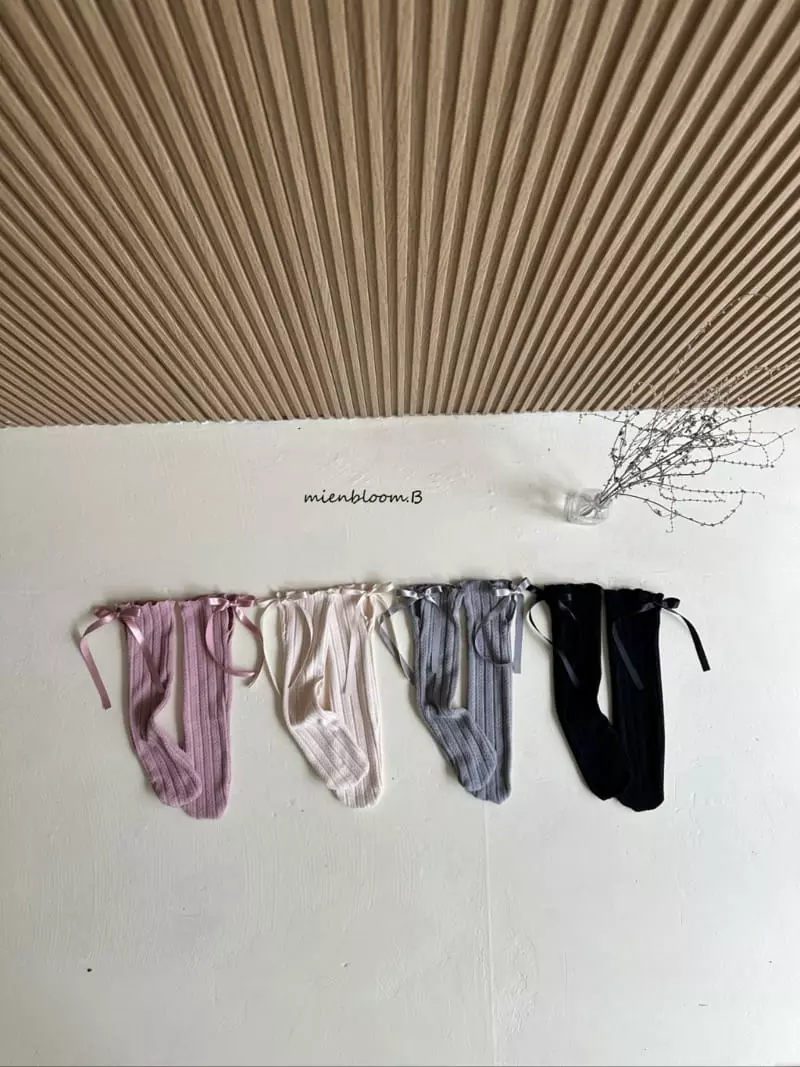 Mienbloom B - Korean Baby Fashion - #babyoninstagram - Knit Ribbon Socks - 11