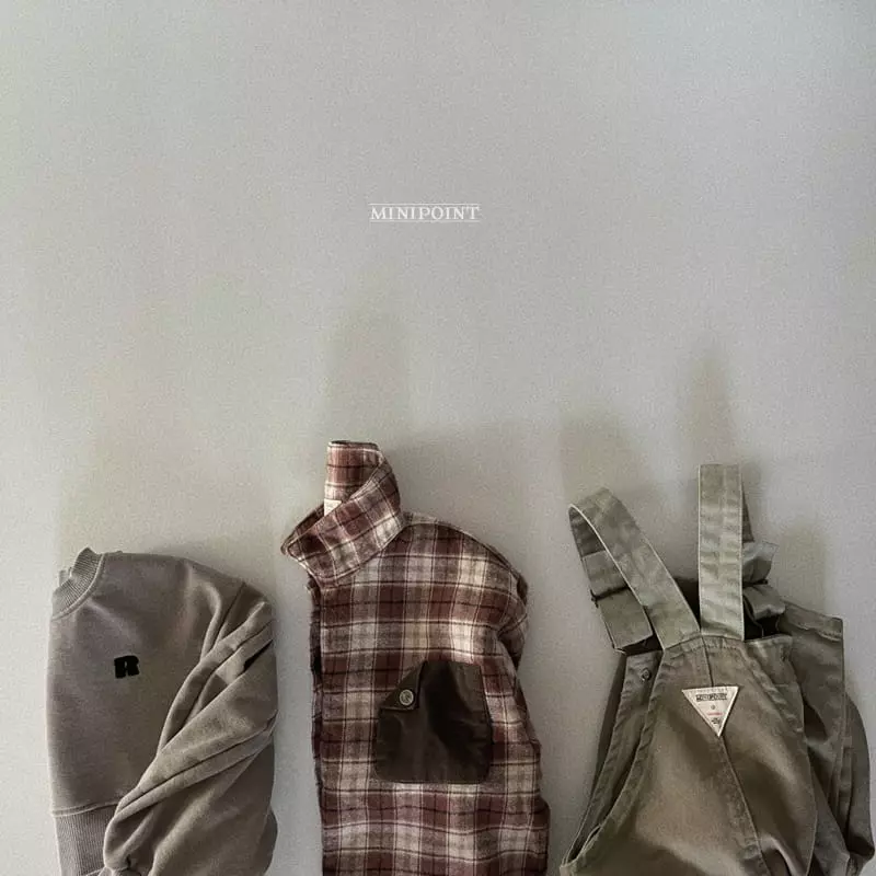 Minipoint - Korean Children Fashion - #kidzfashiontrend - Crop Sweatshirt - 2