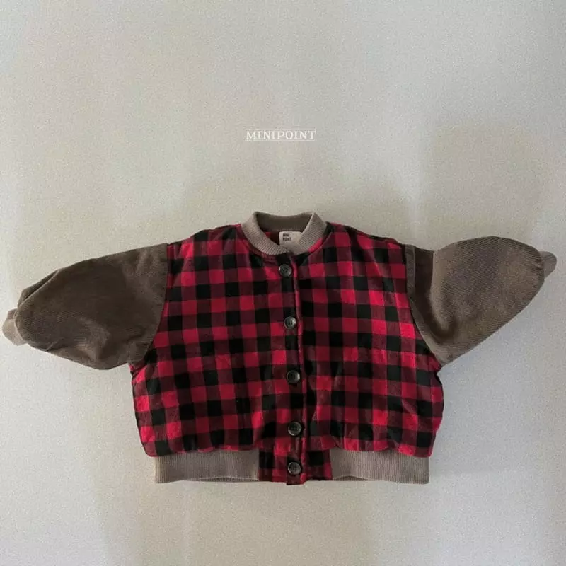 Minipoint - Korean Children Fashion - #prettylittlegirls - Check Jumper