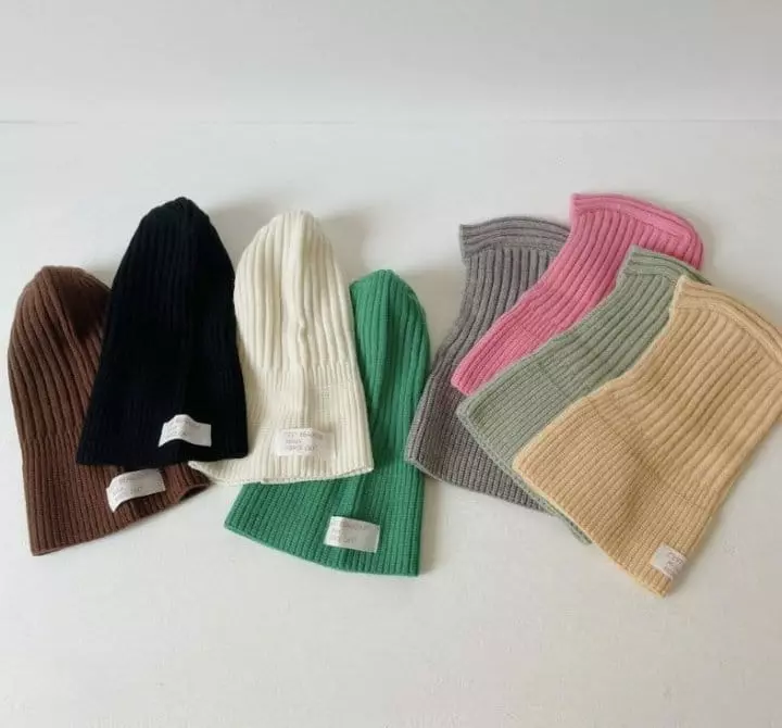Miso - Korean Children Fashion - #childofig - Rib Baraclava - 2