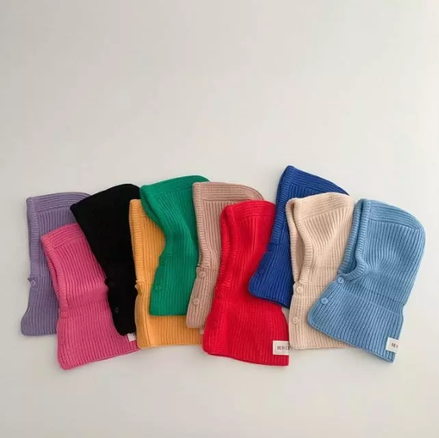 Miso - Korean Children Fashion - #childofig - Button Baraclava