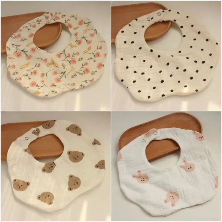 Miso - Korean Children Fashion - #designkidswear - Gauze Bib