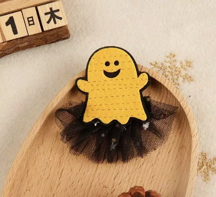 Miso - Korean Children Fashion - #designkidswear - Halloween Lace Hairpin - 7