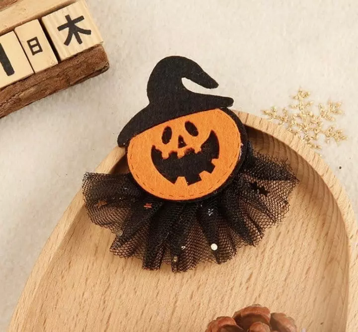 Miso - Korean Children Fashion - #discoveringself - Halloween Lace Hairpin - 8