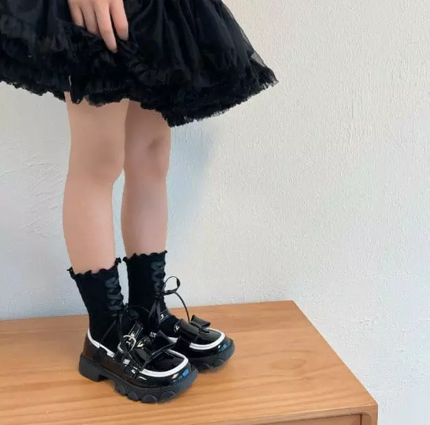 Miso - Korean Children Fashion - #littlefashionista - Ribbon Socks - 11