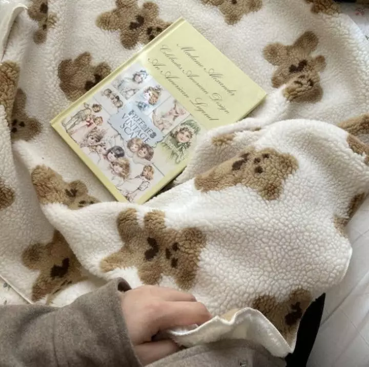 Miso - Korean Children Fashion - #minifashionista - Bear Blancket - 2