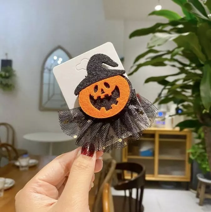 Miso - Korean Children Fashion - #prettylittlegirls - Halloween Lace Hairpin - 3
