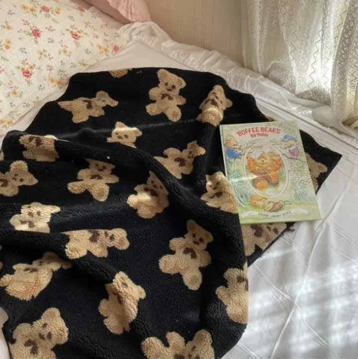 Miso - Korean Children Fashion - #prettylittlegirls - Bear Blancket - 4
