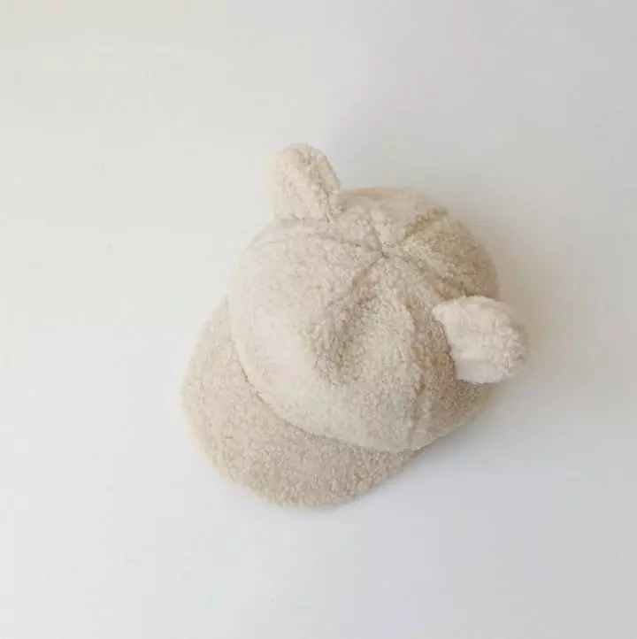 Miso - Korean Children Fashion - #toddlerclothing - Bear Bbogle Cap - 3