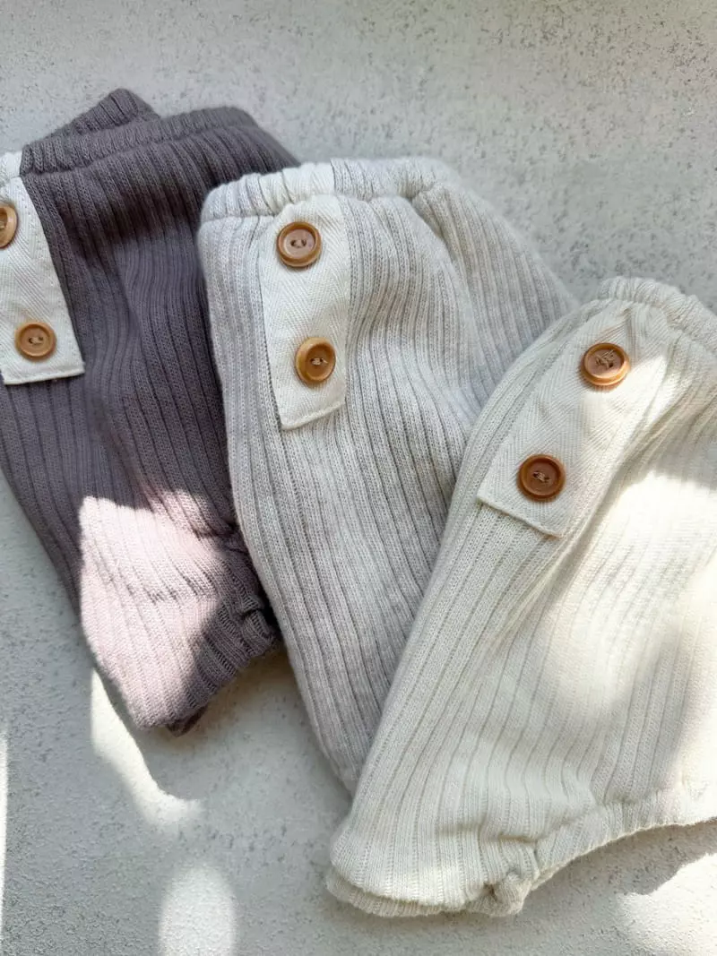 Monbebe - Korean Baby Fashion - #babyboutique - Knit Rib Blooner - 6