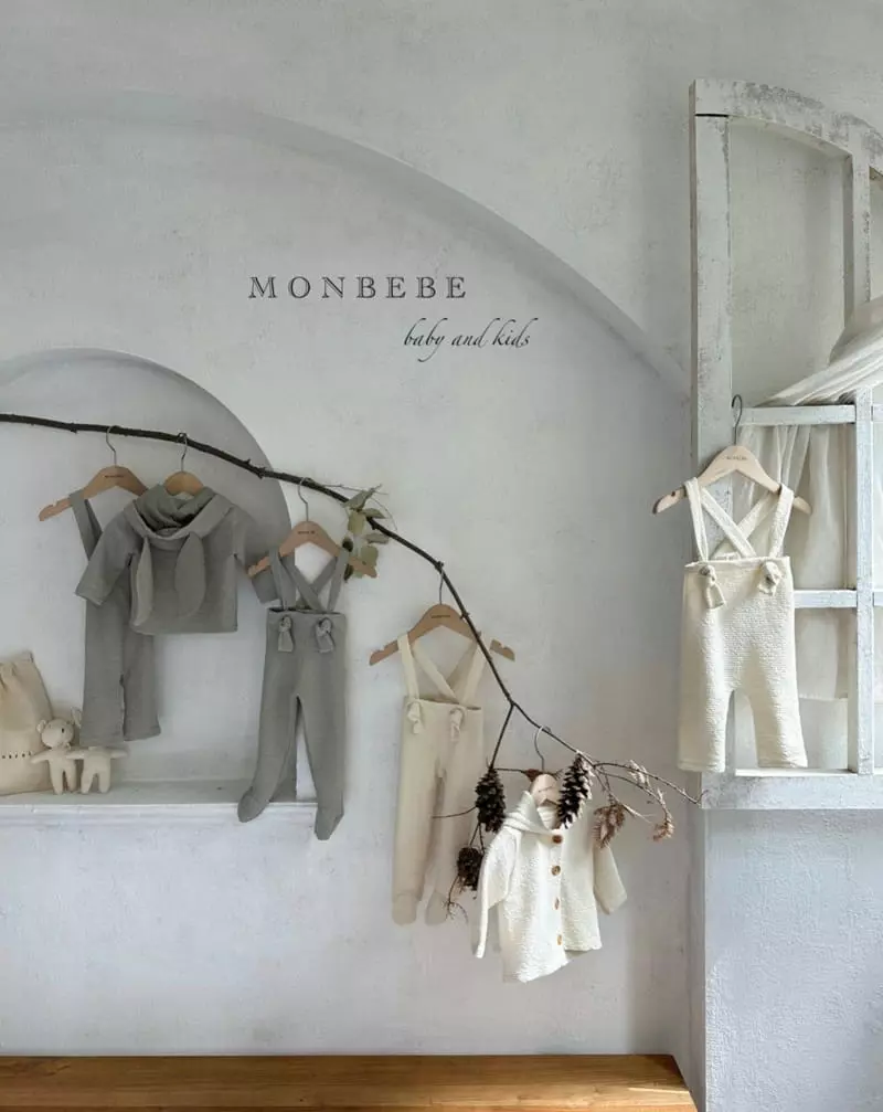 Monbebe - Korean Baby Fashion - #babyboutiqueclothing - Mignon Dungarees Pants - 5