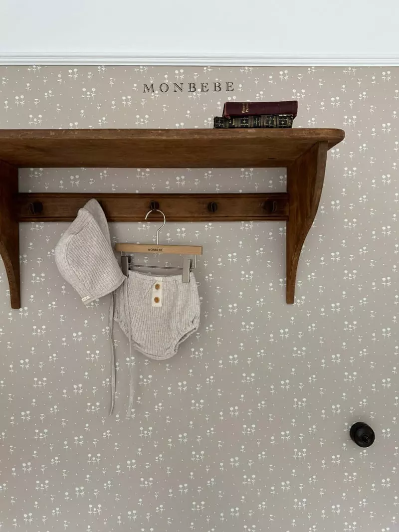 Monbebe - Korean Baby Fashion - #babyboutiqueclothing - Knit Rib Blooner - 7